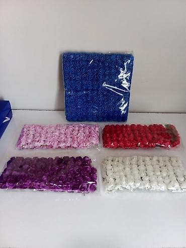 Süni gül panelləri və qızılgül başlı dəstlər - Material: yüksək