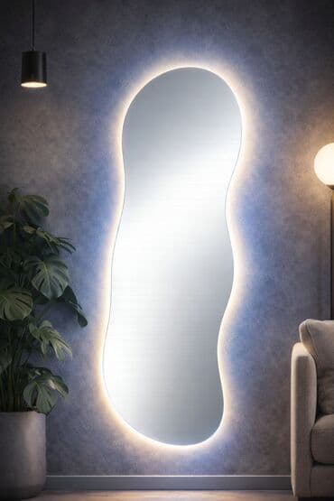 ГАЗ: Зеркало Настенное, Декоративное, С подсветкой — 1