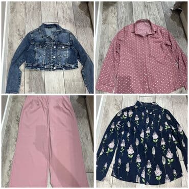 Baş geyimləri: Qadın geyim dəsti – 4 parça - Cins gödəkçə: Qısa (cropped) model — 1