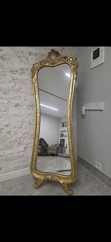 ev güzgülər: Güzgü Döşəmə üstü, Dekorativ, Naxışlı — 1