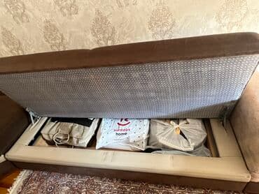 Masalar və oturacaqlar: Künc divan, Açılan, Bazalı, Parça, Çatdırılma yoxdur — 4