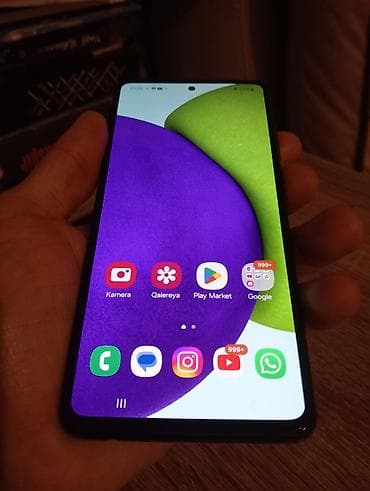 nokia e90 communicator: Samsung Galaxy A52, 128 GB, rəng - Qara, İki sim kartlı — 1