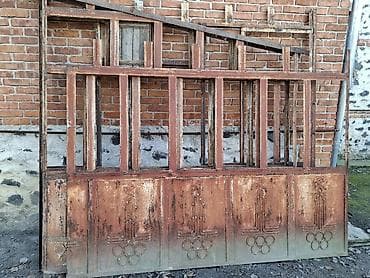 ev qapi ruckalari: Məhsul: Metal darvaza dəsti - Material: Tam metal konstruksiya, künc — 2