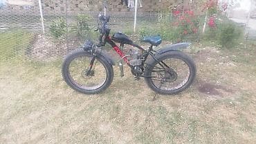 Motorlu fatbike velosiped - Çərçivə: FUNGI yazılı dağ/fatbike — 2