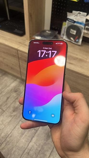 ikinci el ipad: IPhone 15 Pro Max, 256 GB, Natural Titanium, Simsiz şarj, Face ID — 2