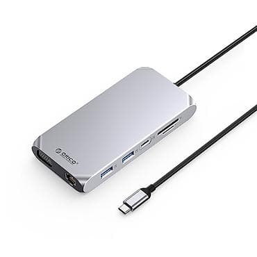 🔥 ORICO XCR-X22-GY-BP – 12-in-1 USB-C Docking Station, 100W PD, HDMI