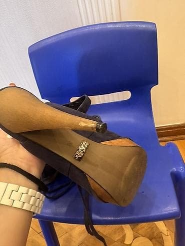 Zara, Размер: 35, цвет - Синий, Б/у — 9