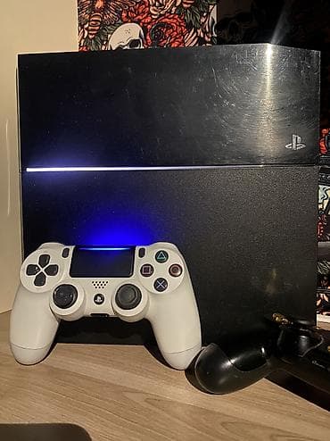 PlayStation 4 oyun konsolu ps4 fat, 2 pult 11.00 prowivka, yeniki