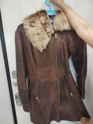 Digər qadın geyimləri: Palto, M, rəng - Qəhvəyi — 6