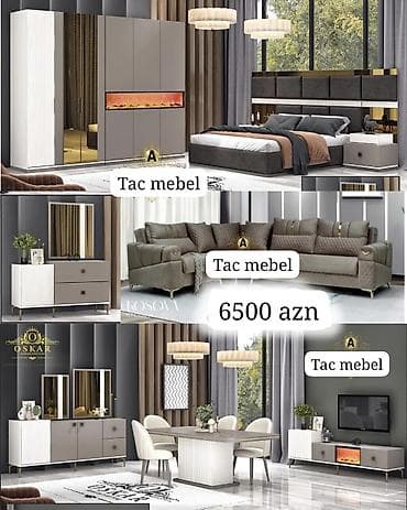 mebel yataq desti: Tac Mebel – Komplekt mebel dəstləri 1) Dəst 1 – 6500 AZN - Yataq — 9