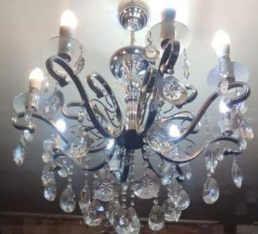 Şamdanlar: Çılçıraq, 10 və daha çox lampa, Metal — 1