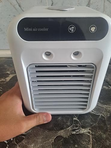 komputerlər ucuz: Mini Air Cooler – portativ hava soyuducu - Kompakt stolüstü dizayn; — 4
