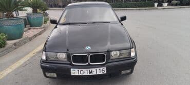 bmw 3 серия 320i kat: BMW 3 Seriyası E36 sedan - Kuzov: 4 qapılı sedan, qara rəng - Ban — 1
