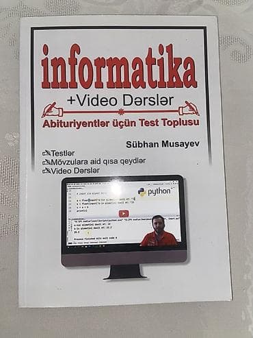 python kursları: Məhsul: “İnformatika + Video Dərslər – Abituriyentlər üçün Test — 1