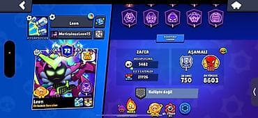 val: Brawl Stars hesabı – yüksək trofeyli və dolu kontent - Kupa yolu — 3