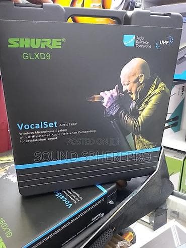 Mikrofonlar: SHURE GLXD 4 Shure GLXD 9 Shure sh300g, Shure SG800, Shure UT833 — 2