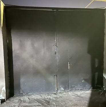 vanna hamam: Dəmir Həyət darvazası, Yana açılan, Mexaniki, Qapı ilə, rəng - Qara — 4