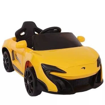 ucuz uşaq maşınları: Maclaren elektomobil . Ağ və sarı rəngləri mövcud olan modelimiz 4 — 1