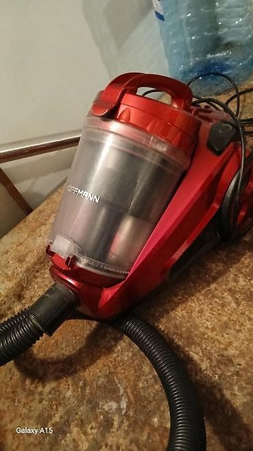 Hoffmann tozsoran - Toz qabı: konteyner tipli (torbasız), şəffaf