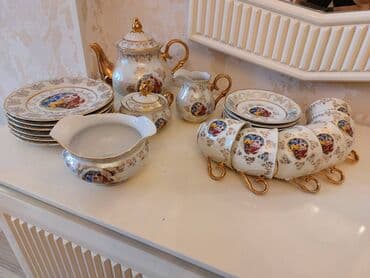 çexiya gablari: Çay dəsti, 6 nəfərlik, Çexiya — 3