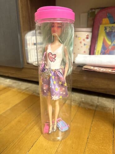 oyuncaq blasterlər: Fashion temalı kukla dəsti - Qablaşdırma: şəffaf silindrik plastik — 2