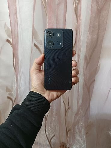 honor telefonlari: Infinix Smart 7, 64 GB, rəng - Qara, Sensor — 5