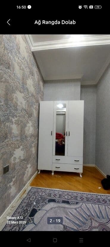 kiçik dolab: Yeni, Açılan, 3 qapılı Düz dolab, Qarderob, paltar dolabı, Azərbaycan — 7