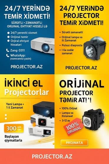 sime servis: 24/7 yerində proyektor təmir xidməti – PROJECTOR.AZ Xidmətlər: - — 3