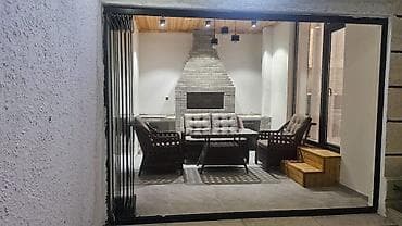 güneşlide kiraye ev: AYLIQ KİRALIQ AİLƏVİ MODERN HƏYƏT EVİ - Plan: Geniş zal və mətbəx — 3