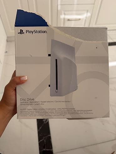 Видеоигры и приставки: Satılır – PS5 Disk Reader (Diskovod) PS5 üçün orijinal diskovod — 1