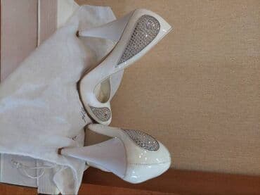 женская обувь в баку: Tuflilər, Ölçü: 38, rəng - Ağ, Yeni — 3