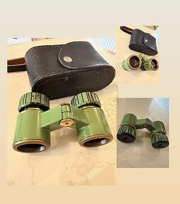 Винтажный театральный/полевой бинокль 2.5×24 в оригинальном чехле 🔭 — 1