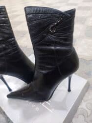 детские зимние резиновые сапоги: Сапоги, Размер: 37, цвет - Черный, Новый — 2