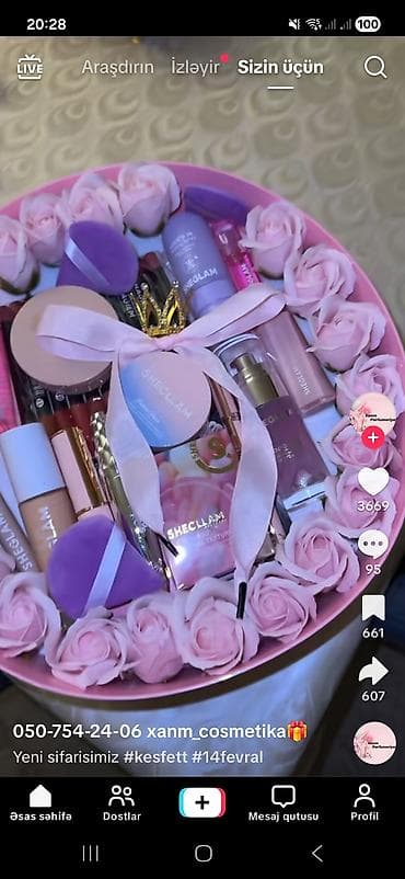 Kosmetik dəst, >10 məhsul