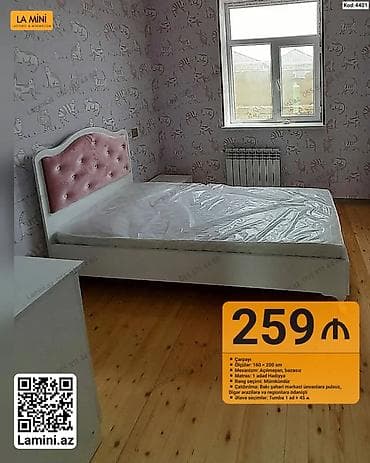 Çarpayı – La Mini (Kod: 4401) - Ölçü: 160 x 200 sm - Mexanizm — 1