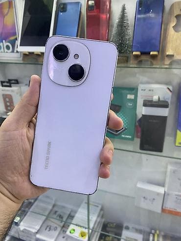 iphone x mikrafon: Tecno Spark, rəng - Ağ — 1