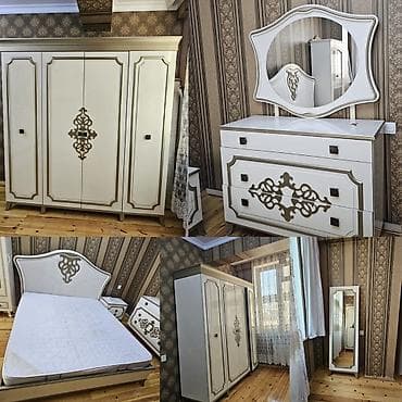 Bazali yataq otağı mebeli. 700azn yaxşı veziyyetde. Matras var — 1