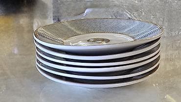 набор инструментов: Тарелки, Набор из 6 шт., цвет - Серый, Фарфор — 2