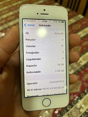 apple iphone 7 plus: IPhone SE, Gümüşü, Barmaq izi — 7
