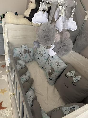 yorgan dosey: Oğlan və qız üçün, Dördbucaq, Beşik, Dəst ilə, Matras ilə, Yellənmə mexanizm ilə — 3