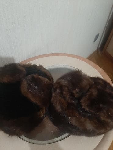 yun papaqlar: Qış üçün klassik xəz papaqlar (2 ədəd) - Növ: Xəz papaq — 3