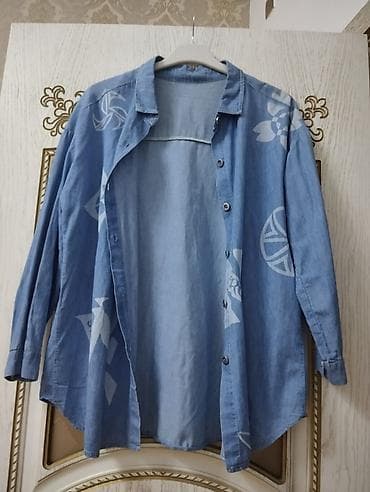 trapez şalvar: Cins köynək 44 razmer — 4