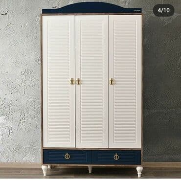 kiçik şkaf: Açılan, 3 qapılı Düz dolab, Şifonyer — 3