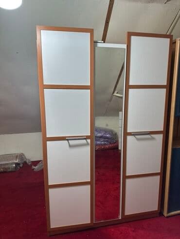 Açılan, 3 qapılı Düz dolab, Qarderob, paltar dolabı