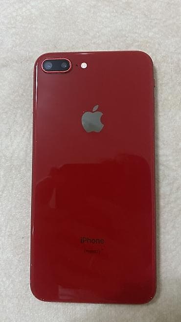 IPhone 8 Plus, 64 ГБ, Красный, Отпечаток пальца