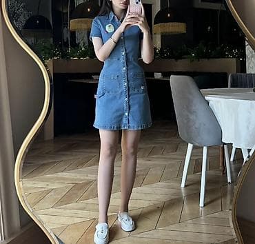 Rusiyadan alınıb 2 defe geyinilib jeans matrialdadır qabaq hisseden