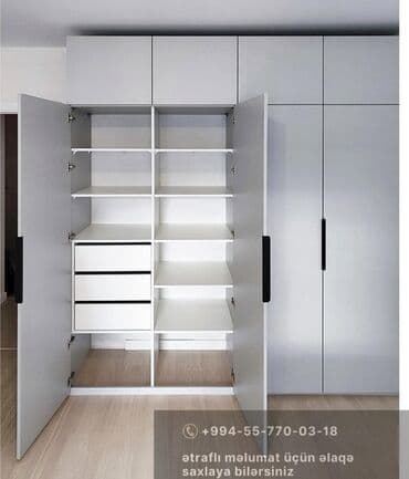Yeni, Açılan, 6 qapı Düz dolab, Qarderob, paltar dolabı, Rusiya lalafo.az -da Yeni, Açılan, 6 qapı Düz dolab, Qarderob, paltar dolabı, Rusiya