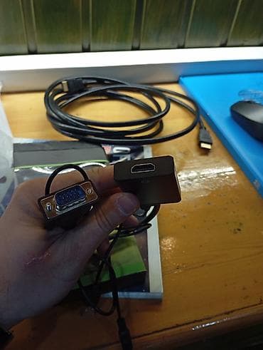 videokabel hdmi: Məhsul: VGA-dan HDMI-yə çevirdici adapter + HDMI kabeli — 4