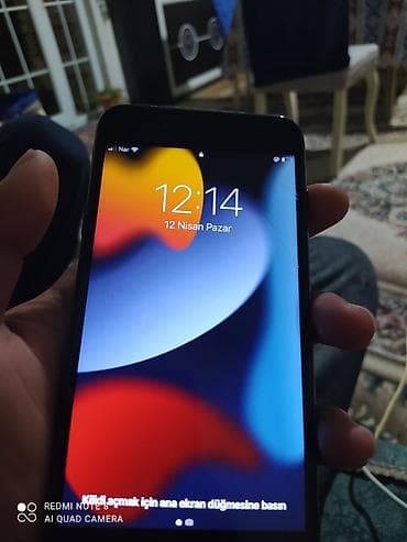 lalafo telefonlar iphone: IPhone 7 Plus, 32 GB, Jet Black, Barmaq izi — 6