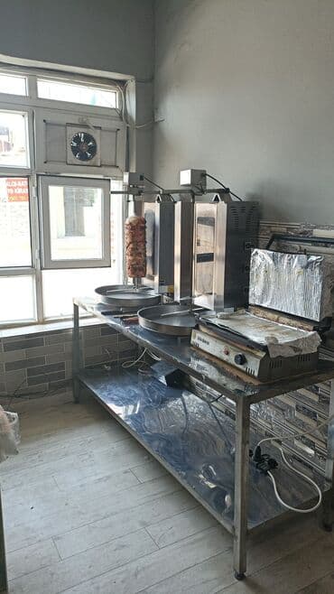 Металлоискатели: Doner restoranı daxilində tam təchiz olunmuş mətbəx avadanlığı — 2